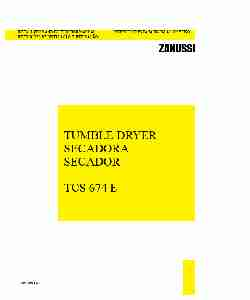 Zanussi Clothes Dryer TCS 674 E-page_pdf